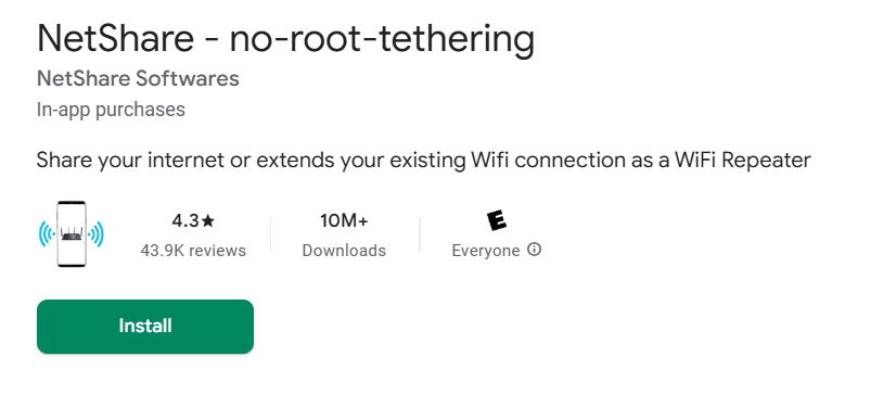 NetShare App - Play Store Preview