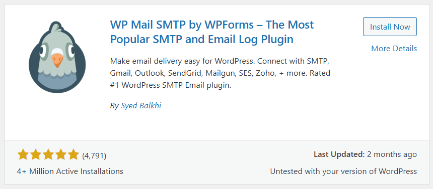 WP Mail SMTP WordPress Plugin